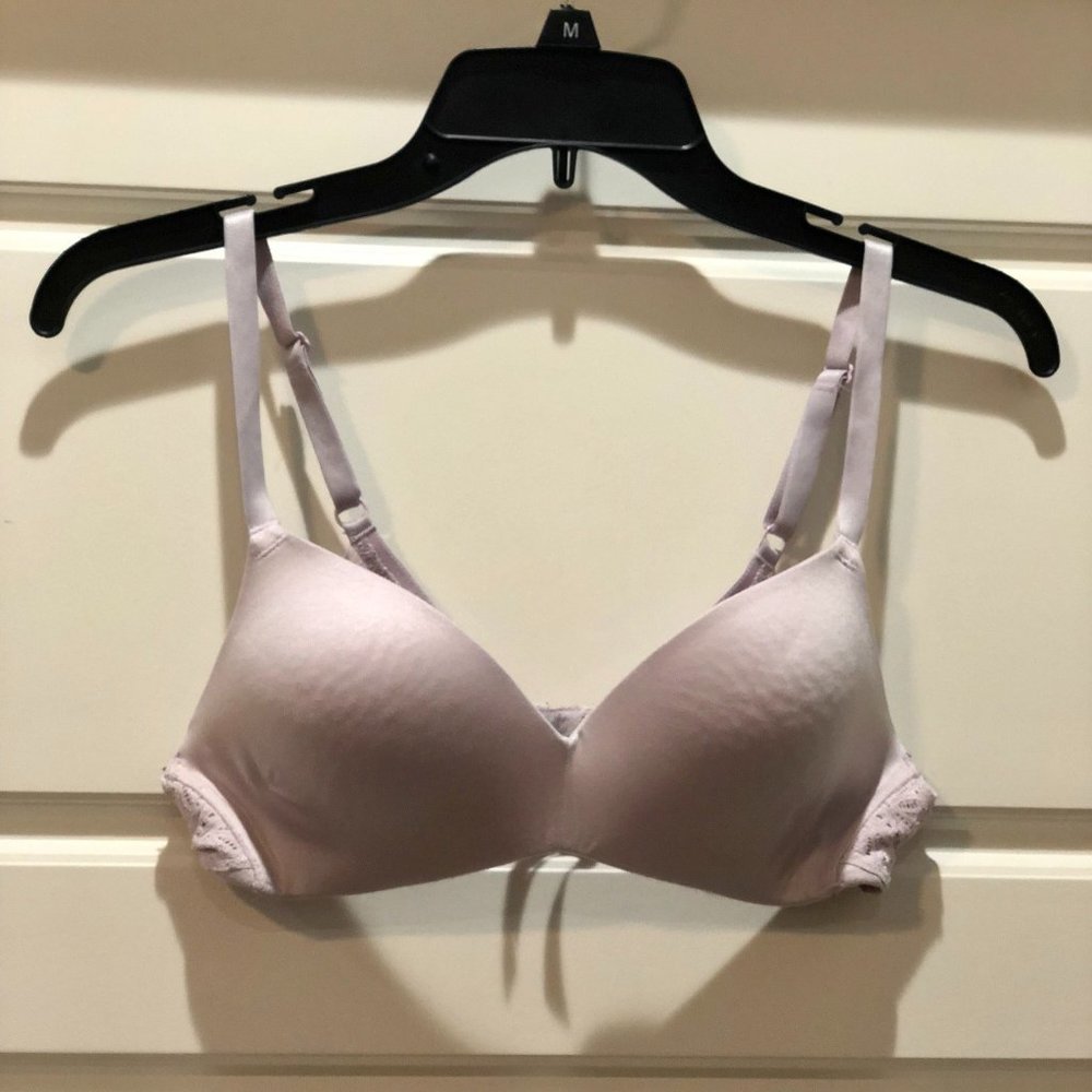 34A Blush Pink/Lilac T-Shirt Bra